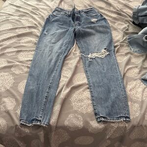 Pistola Light Blue Distressed Boyfriend Jeans